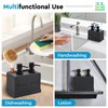 Kitchen Soap Dispenser Set,Hand and Dish Soap Dispenser,Sponge Caddy and