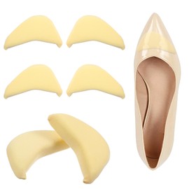 3 Pairs Toe Inserts for Shoes Too Big, Reusable Shoe Inserts for Women Too Big Comfortable Shoe Filler to Make Shoes Fit Tighter for Women Men Pumps Flats Sneakers (Skin Color)