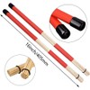 TUOREN Drum Sticks Set 1 Pair Classic Wood Drum Sticks