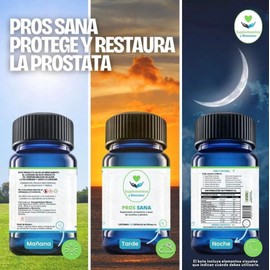Prossana Suplemento Alimenticio para la Salud de la Próstata con Alga Kombu y Zinc, Fórmula Natural, 60 Cápsulas                                      