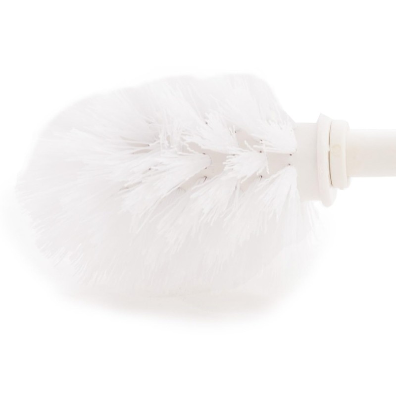 CleanPEAK Toilet Brush with Holder, Replacement Head, Hand Guard and
