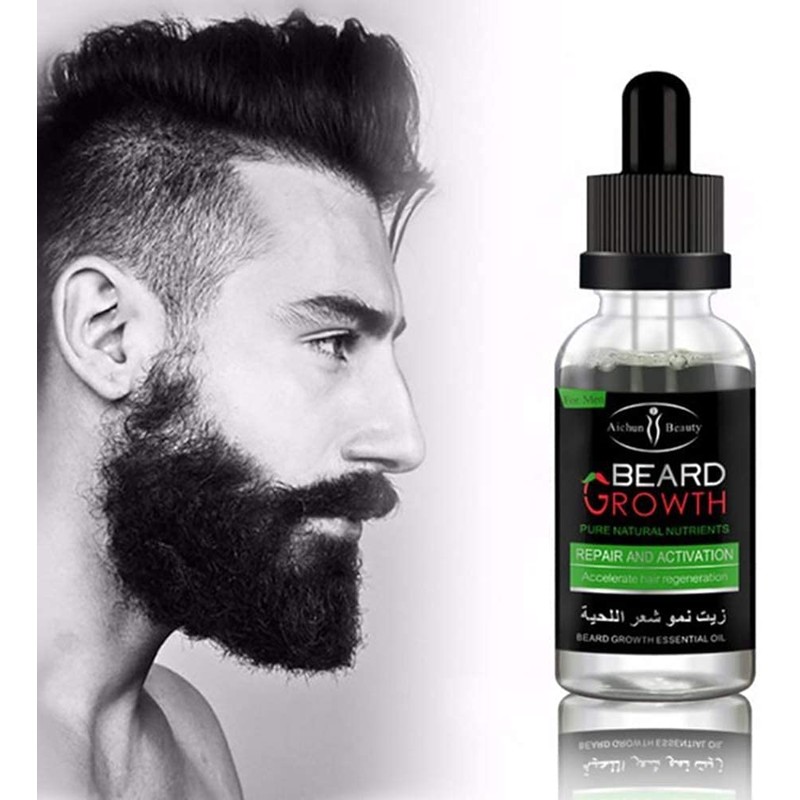 Aichun Beauty Beard Hair Growth Pure Natural Nutrients Skin Cleansing