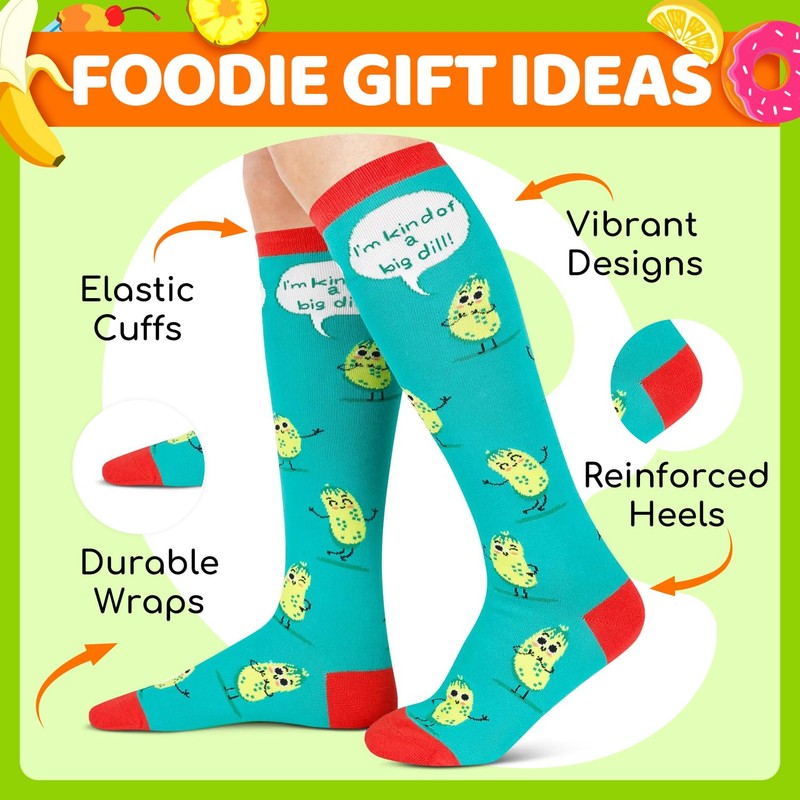 Zmart Funny Pickle Socks for Women - Big Dill Pickle