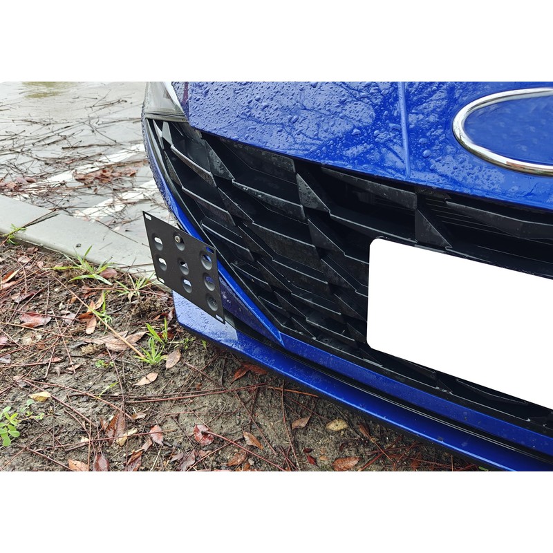 iJDMTOY No Drill Front Bumper Tow Hook License Plate Mounting