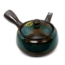 久村 Pottery (hisamuratouki) 急須 Brown 260ml Thousand Old Get Circle Net 急須 南蛮 Duchess Notebook Blue 釉 7137