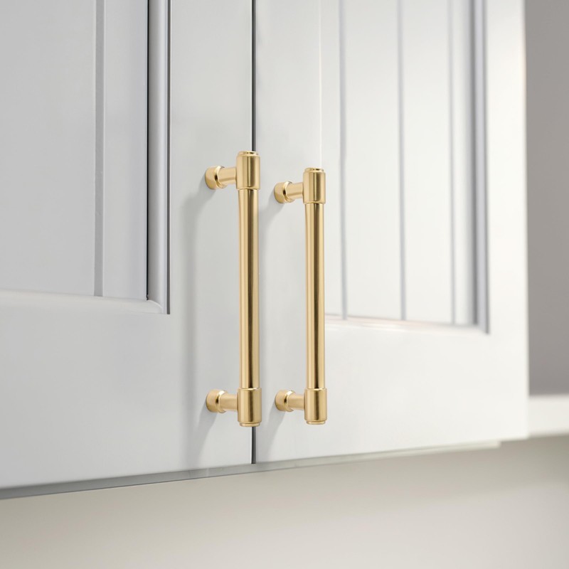 khtumeware 6 Pack 8 Inch(203mm) Champagne Bronze Kitchen Cabinet Handles