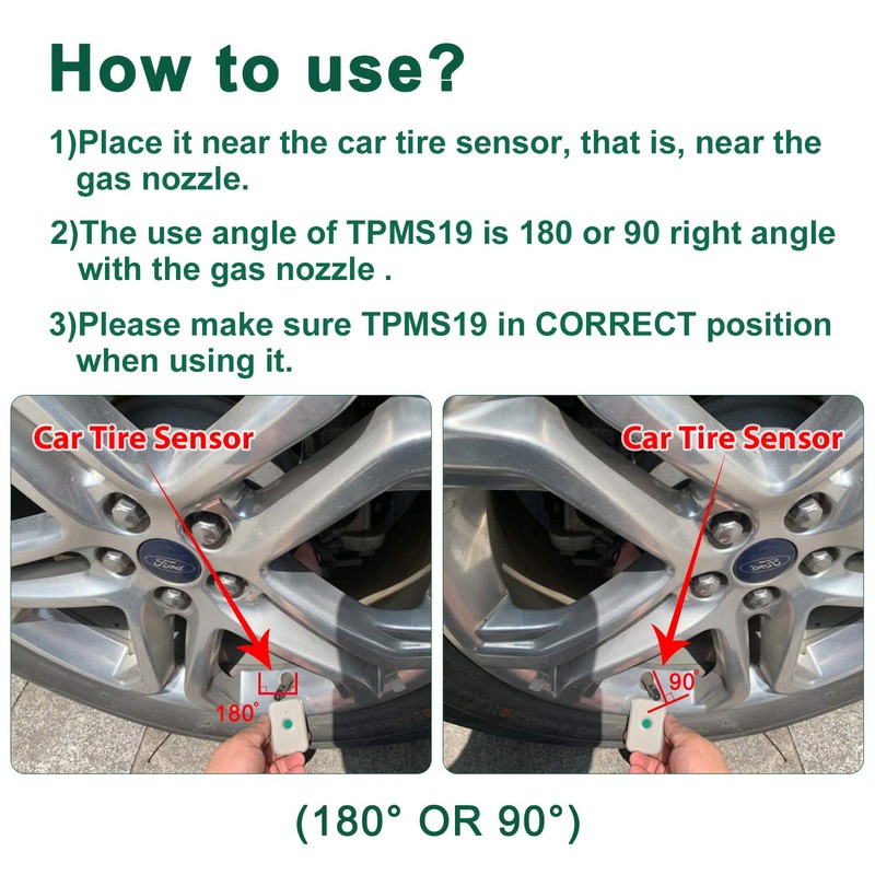 JDIAG TPMS Reset Tool, TPMS19 Tire Pressure Monitoring System Relearn