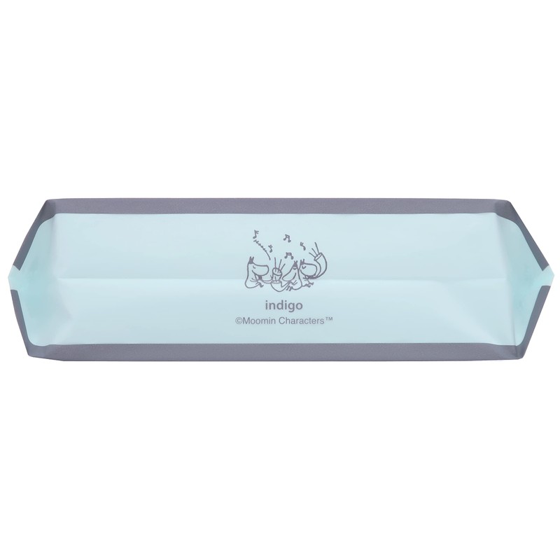 Indigo MOOMIN MV242 Moomin Wrapping Plastic Bag, S, Drawstring Flower