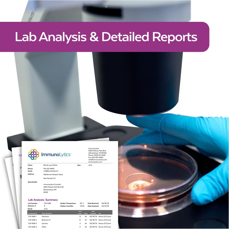 ImmunoLytics DIY Mold Test Kit - Easy to Use Precise
