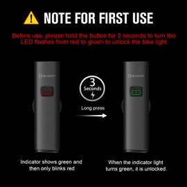 OLIGHT RN 1500 Rechargeable Bike Headlights 1500 Lumens for Road Urban Cyclists, USB Type C Reverse Charging, Rechargeable Battery Included, 164 Meters Light Range Anti-Glare Beam, IPX7 Waterproof