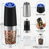 Gravity Electric Salt and Pepper Grinder Set, Battery Powered LED