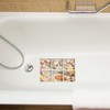 Yardwe Pack of 6 Non-Slip Stickers Beach Pattern Bathroom Pedal