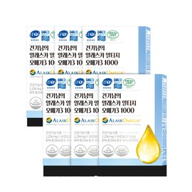 Geongi Nam's Alaska Altige Omega 3 1000mg 6 months EPA 720mg DHA 280mg / 건기남의 알래스카 알티지 오메가3 1000mg 6개월 EPA 720mg DHA 280mg