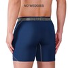 Separatec Men's Dual Pouch Underwear Active Mesh Cool Performance Long