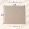 Non-Adhesive Shelf Liner, Non-Slip Waterproof EVA Drawer & Cabinet Liner,