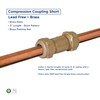 Midline Valve RSC2256 Compression Coupling, Packing Nut, Brass 3/4 in.