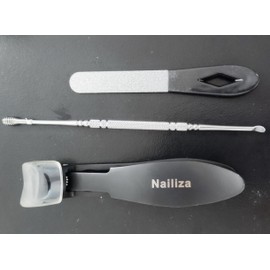 Nail Clippers for Seniors, Angled Toenail Clippers for Thick Nails, Heavy Duty Long Handled Fingernail and Wide Jaw Toenail Cutters for Men, Women & Pregnant Black