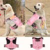 FEimaX Tactical Dog Harness No Pull Adjustable Pet Harness, Military