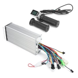 36V/48V 1000W Brushless Controller with 124DX LCD Throttle, Compatible with Electric Scooters and Bikes, for Riders, Commuters, and Enthusiasts