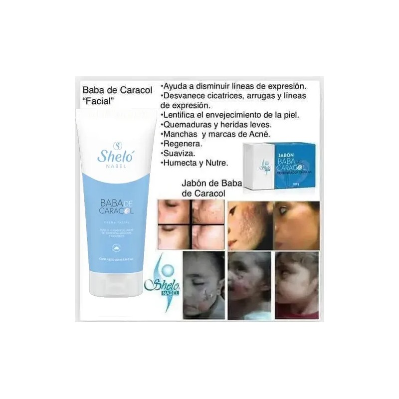 Crema Facial Baba De Caracol Shelo Nabel Envio Incluido