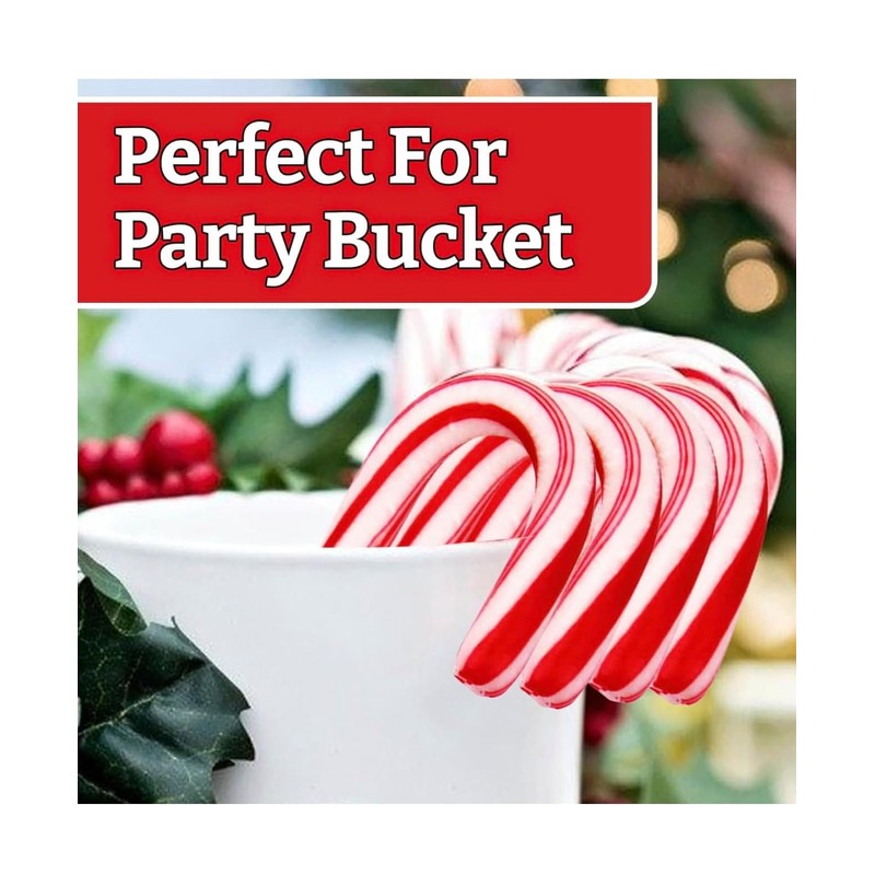 Candy Canes, Individually Wrapped, Red & White Stripes, Christmas Holiday