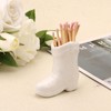 Cowboy Boot Match Holder, Ceramic Boot Match Holder with Striker