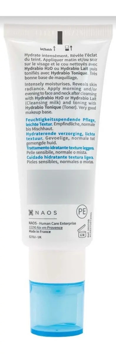 Bioderma Hydrabio Crema Hidratante En Gel Piel Sensible 40ml Tipo De Piel Normal
