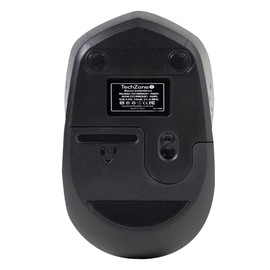 TECHZONE Mouse Óptico Inalámbrico Tecnología USB Plug and Play Ambidiestro Blanco 1600dpi