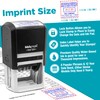 MaxMark Q43 (Large Size) Date Stamp with Paid Self Inking