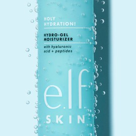 e.l.f. Holy Hydration! Hydro-Gel Moisturizer, Hydrates & Moisturizes Skin for a Plumped Up Complexion, Lightweight & Quick-Absorbing, White, 1.76 Oz