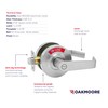 OAKMOORE Commercial Door Handle | Vacant Occupied & Commercial Restroom
