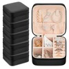 Taiyin 6 Pcs Travel Jewelry Case Organizer Bridesmaid Gift Boxes
