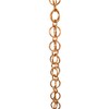 Nutshell Stores Double Loops Rain Chain - Copper - 6