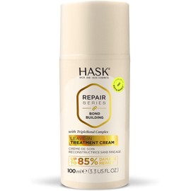 HASK, Crema Reparadora Sin Enjuague, Bond Building, Fortalece y Repara el Cabello, con TripleBond Complex