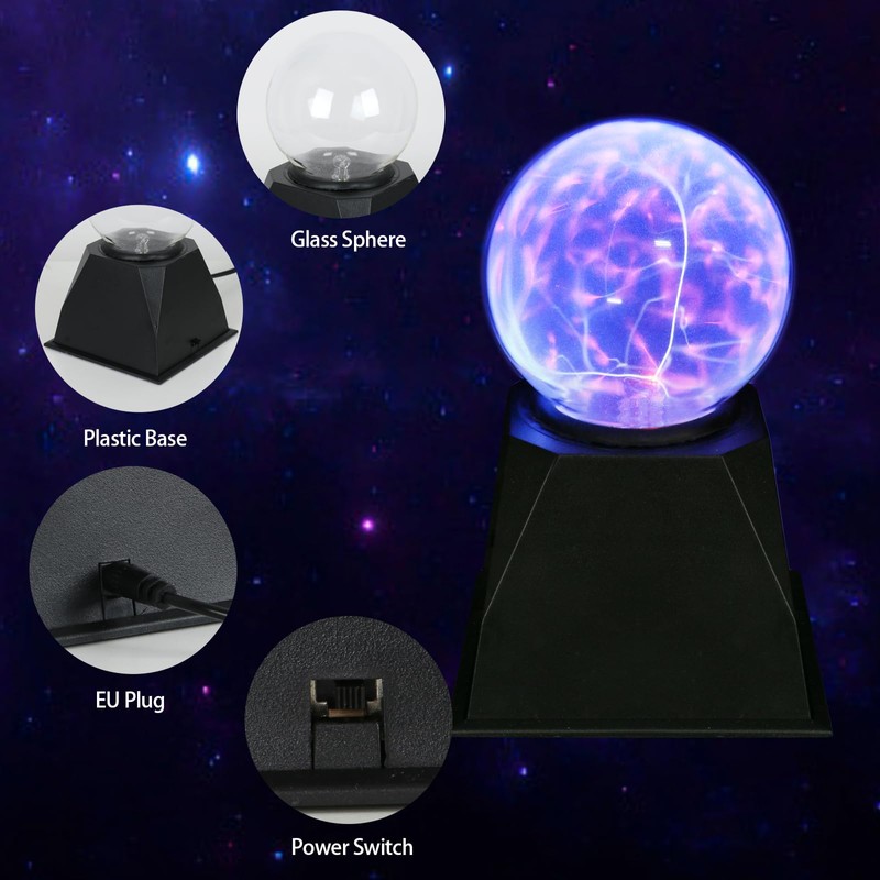 Comely Modern Plasma Ball 4 W, Magic Plasma Ball with
