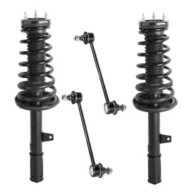 MOSTPLUS 4PCS Rear Struts & Sway Bar Links Kit Compatible for 1997-2001 Toyota Camry, 1999-2003 Solara 531680 K90313