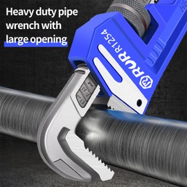 ZrgGea 36 Inch Pipe Wrench | Plumbers Wrench, Heavy Duty Plumbing Tools | Forged from High Carbon Steel | Suitable for Water Pipes, Plumbing, Fire Protection Pipe Tools