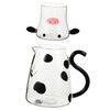 FUNOMOCYA Cute Cow Pitcher Set l Cold Water Bottle Fridge
