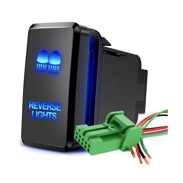 Nilight Nilight Reverse Lights Push Button Switch 12V ON Off