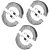 Caltric Front & Rear Brake Shoes for Yamaha Timberwolf 250