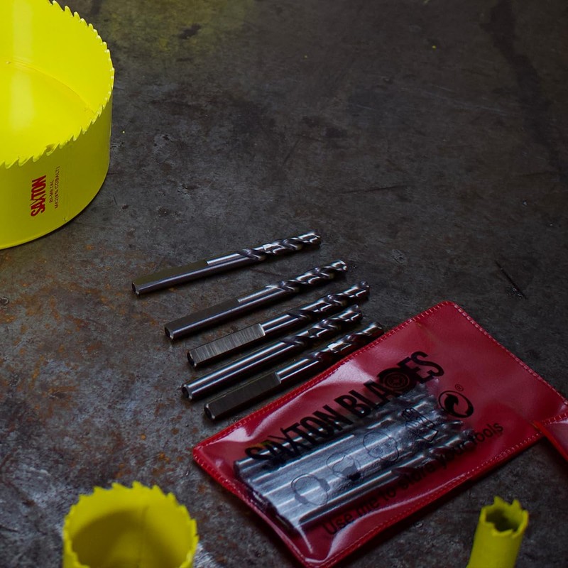 Saxton HSS Hole Saw Cutter Arbor Pilot Drill Bits 6.35mm