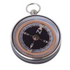 Wallis Brújula, Color Negro/Plata, Pequeño