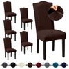 Sufdari Dining Chair Covers Set of 6 - Non-Slip Spandex