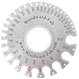 Woodward Fab Sheet Metal Thickness Gauge