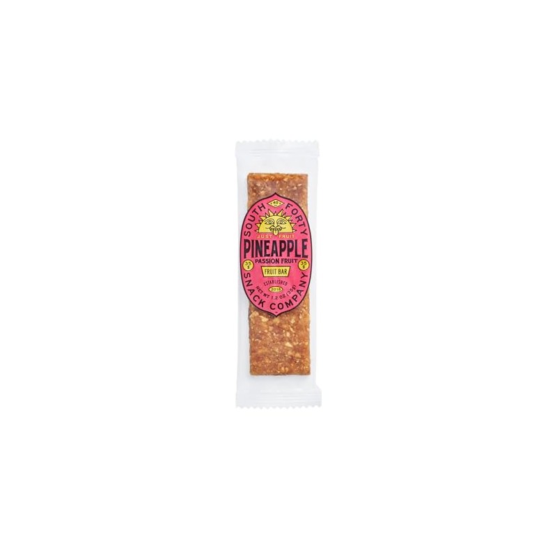 South 40 Snacks Tropical Pineapple Passionfruit Fruit Bar, just 2