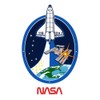 Spreadshirt NASA Discovery Sticker, 10 x 10 cm, White Glossy