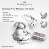Faber-Castell Dust-free White Eraser (Box of 20) - Soft Erasing,