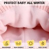 Duoyeree Cozy Baby Beanie with Earflaps and Fleece Lining -