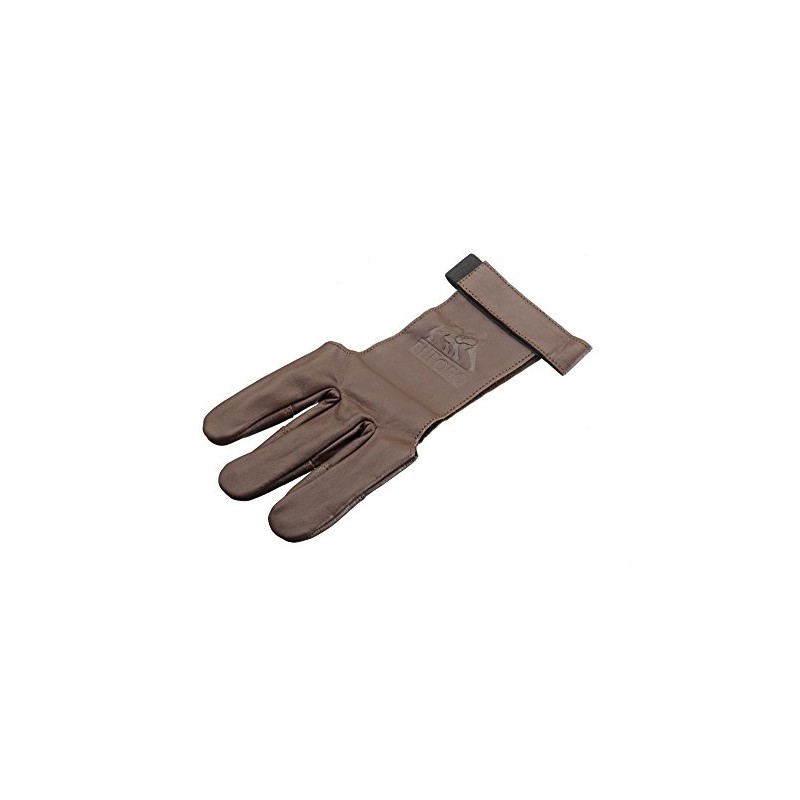 elTORO Traditional Shooting Glove Tradition (Brown) Archery (L)