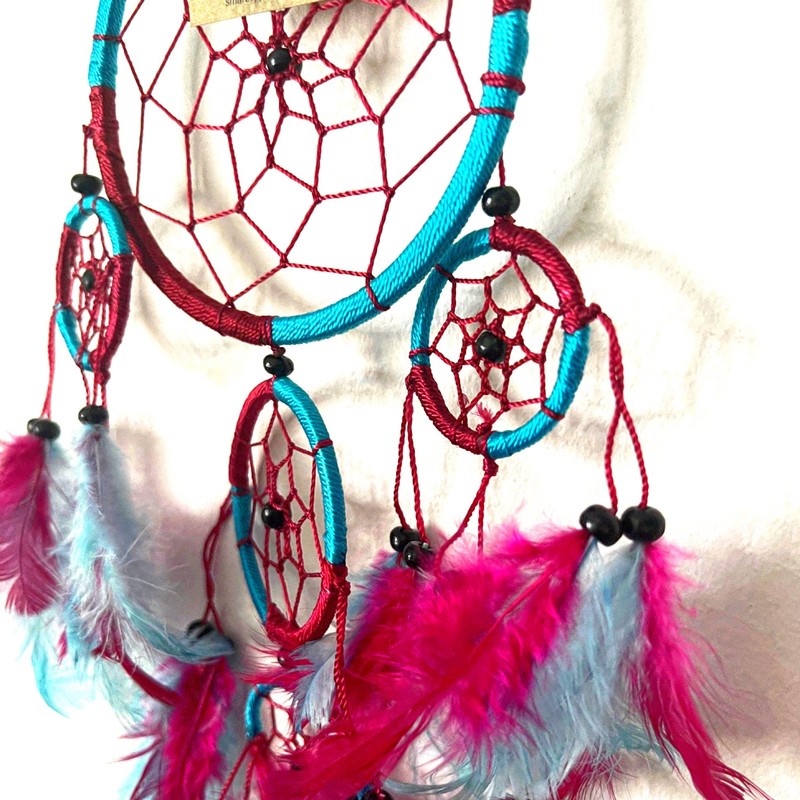 dreamcatcherworld.co.uk Smart Hippo Claret and Blue Dream Catcher - Football